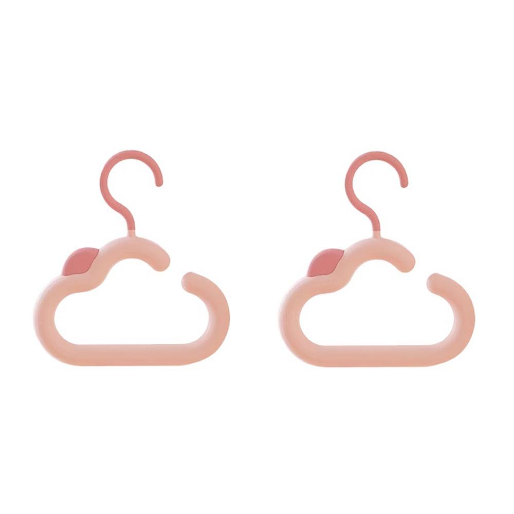 

2PCS Plastic Aroma Cloud Hook Dopamine Bag Hanging Rack Multi-functional Scarf Tie Hanger Home Use світло-рожевий колір