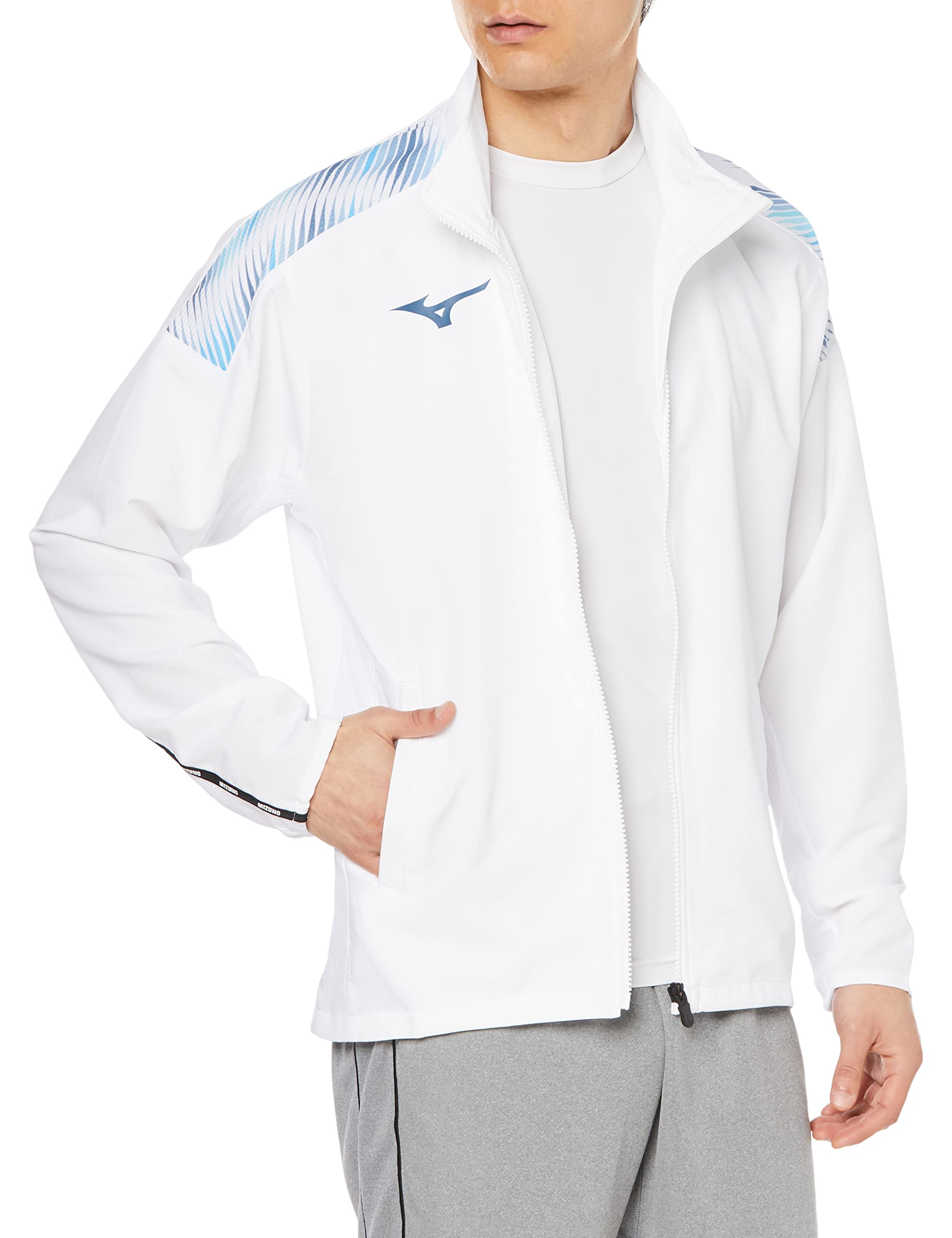 

Теннисная одежда Hybrid Move Cross куртка Easy to Move Stretch 62JCA010 Белый S [Mizuno] белый