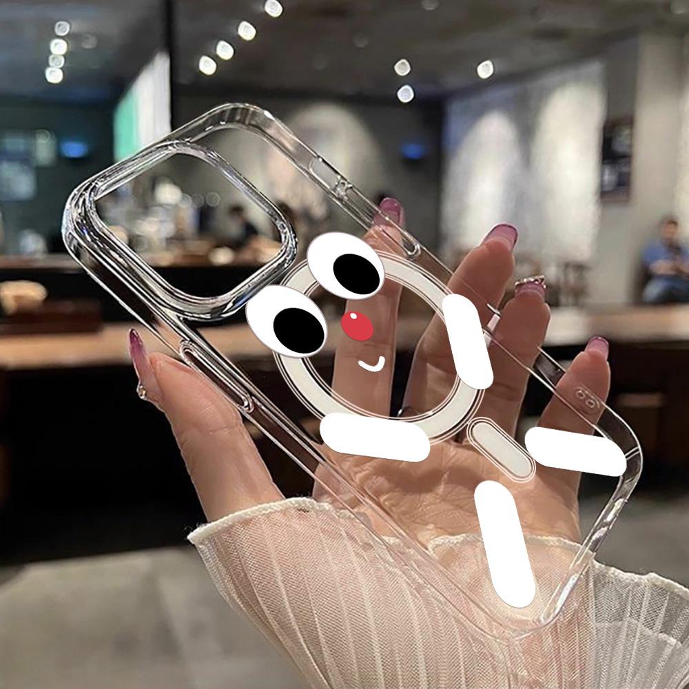 Magnetic Phone Case for iPhone 12 14 16 17 Pro 17 16 15 14 13 12 Pro Max  12 13 14 15  16 High Quality Shockproof Shell Full Protection Cute Style