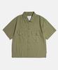 ESPIONAGE M43 Nep Linen S/S Shirt Olive