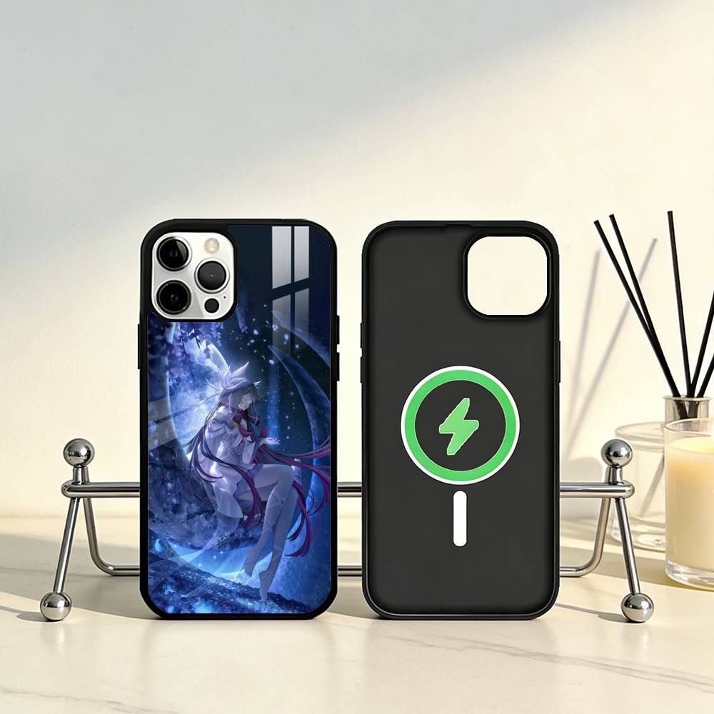 Genshin l-Impact C-columbina Handyhülle Für iPhone17,16,15,14,13,12,11 Plus,Pro Max Magnetisch Für Magsafe Kabelloses Laden