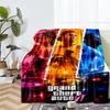 GTA 6 Theme Printed Blanket - Perfect for Couch, Bed, Travel & Outdoor Use | Machine Washable, Cozy & Durable.