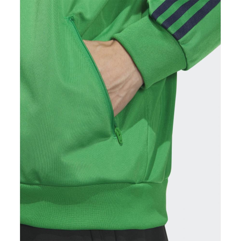 Adidas Bb Track Top   Green  Indigo Iz4924