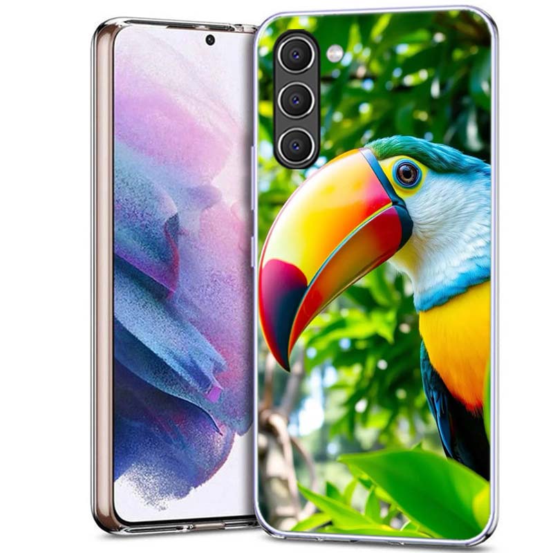 Keel-Billed Toucan Phone Case for Samsung A54 A14 A24 A34 A17 A37 A57 A55 A35 A25 A15 A13 A23 A33 A53 A07 A05S A04S A03 A73 Gala