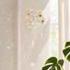 Yousheng Honeycomb Crystals Suncatcher, Window Hanging Pendants, Sun Catcher with Crystal Prisms, Sparkling Wind Chimes, Home Indoor Outdoor Garden