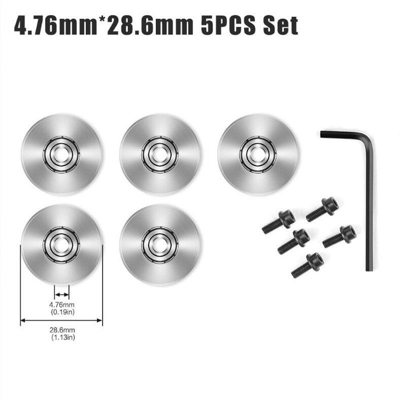 Bit de router Ghid pentru rulmenți cu bile montat în partea de sus Freză Set chei pentru rulmenți Set de accesorii rulmenți 4,76 mm 6,35 mm 12,7 mm