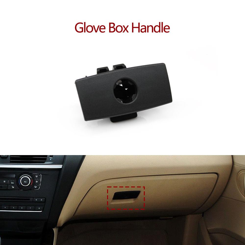 LHD Car Interior Front Console Black Beige Glove Box Door Lid Cover Lock Handle For BMW X3 X4 F25 F26 2011-2017 51166839000