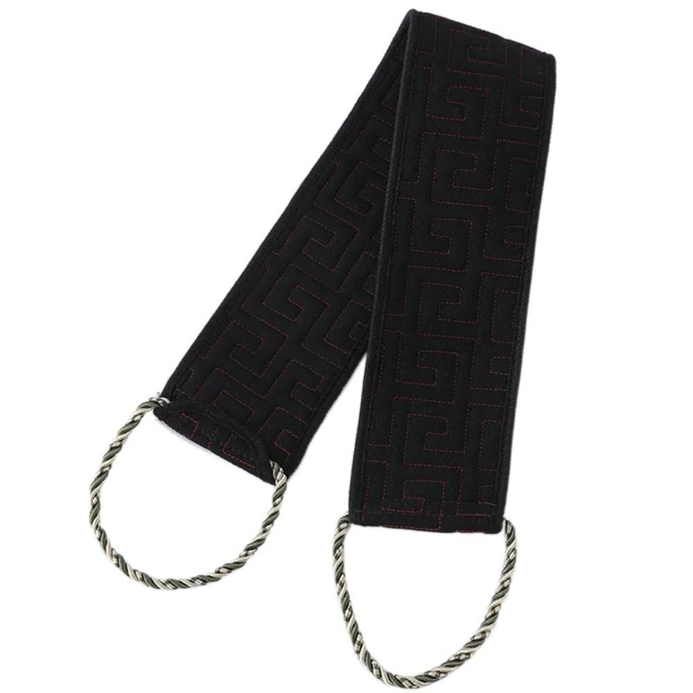 Dual Sided Back Scrubbing Towel Handle design Back Rubbing Strap Exfoliating Body Towel  Unisex