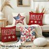 1/4Pcs Americana Style Star-Printed Cushion Covers Sofa Bed Cushion Cover Home Bedroom Decoration, 2D Flat Printing