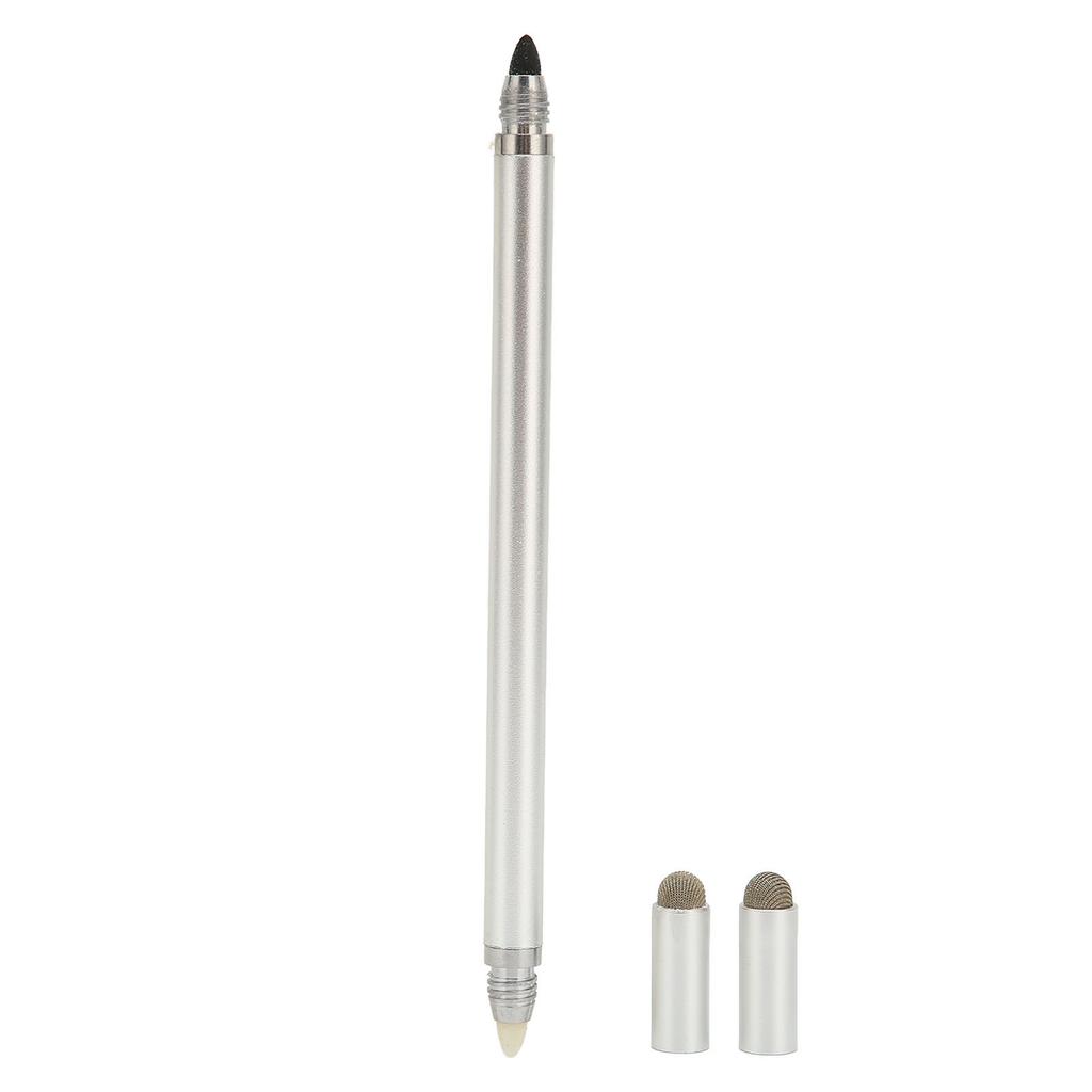 Black   Pen 4 in 1 Multifunctional Accurate Positioning Capacitive   with 2   Nibs for Mobile Phone Tablets