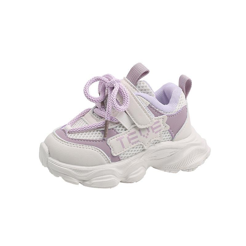 Fashion Kids Baby Boys Girls Casual Shoes Non-slip Soft Soled Children Outdoor Sports Sneakers Breathable Light Shoes