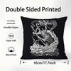 B-Black S-Sabbath Band Pillow Case Sofa Decorative Home Double-sided Printing Short Plush Cushion Pillow Cover Holiday Gift