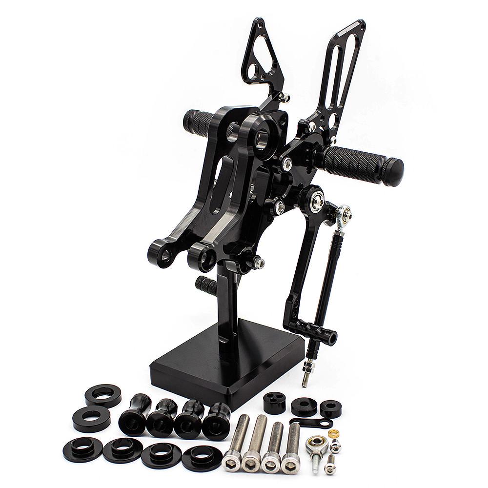 

Adjustable Motorcycle Foot Peg Pedal Footrest Rearsets Gear Shift For Ducati Monster S2R S4R S4RS 2003-2008 2007 2006 2005 2004 чёрный