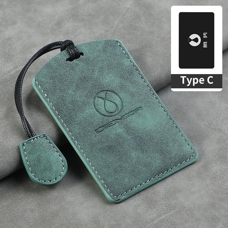 Car Smart NFC Card Key Case Cover Key Bag Shell Holder Protection Fob For Denza D9 N8 N7 Keychain Auto Styling Accessories