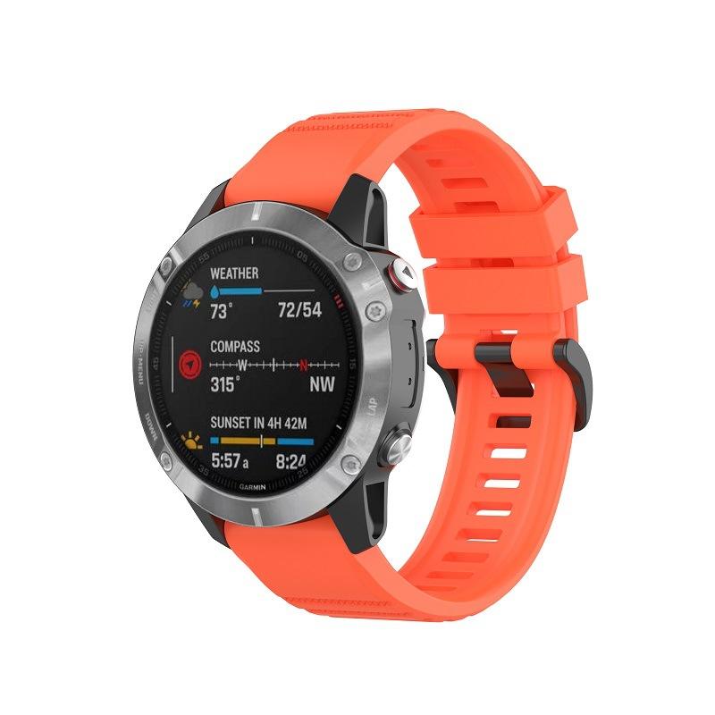 Silikonarmband Für Garmin Fenix 6 6S 6X 5X 5 5S 3 3HR Forerunner 935 945 Schnellverschluss-Silikonarmband für 26mm 22mm 20mm Armband