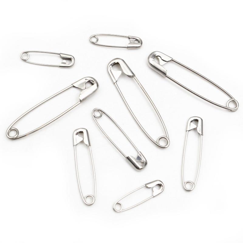 

50pcs Stainles Steel Safety Pins Brooch Pins 20/28/38mm DIY Jewelry Pin for Jewelry Making Supplies Accessorie 20x5mm