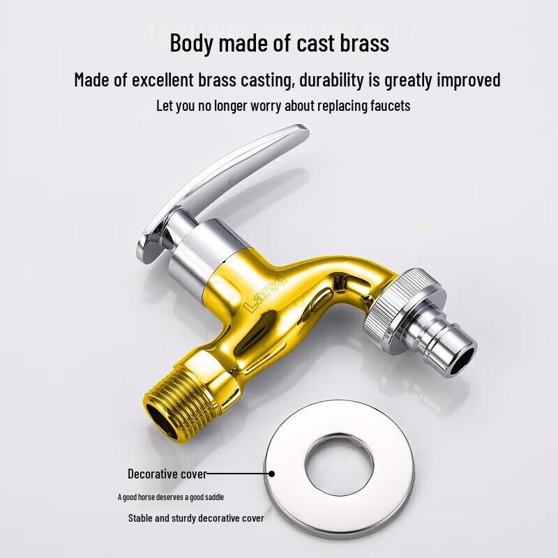 Larsd LX207 Quick-Open Mop Pool Faucet
