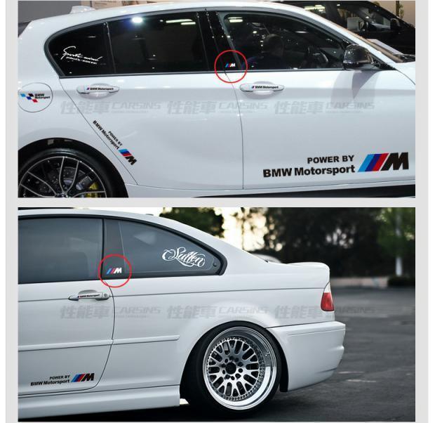Random Sticker For BMW M X1 X3 X5 X6 X7 M3 E84 E83 F25 E91 E60 E30 E90 Lables Car Emblem Interior Exterior Decoration Decals ydbn48