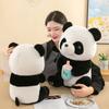 High-value baby bottle panda plush toy super soft children's pillow baby doll for girl's birthday gift