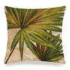 Retro Tropical Bamboo Digital Printing Short Plush Pillow Covers Decorative For Car Sofa Office Cushion Cover Home Goods