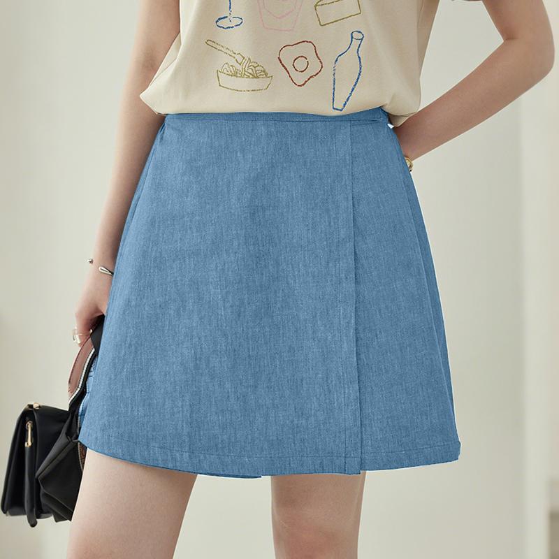 ZANZEA Womens Summer Solid Color Casual Culottes Shorts