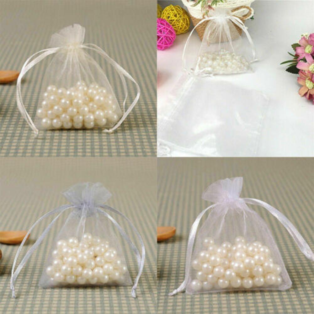 Organza Bags Wedding 10*15cm Wedding Supplies White