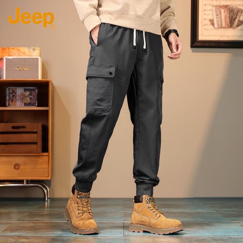 

JEEP Men s Cuffed Cargo Casual Pants 4XL