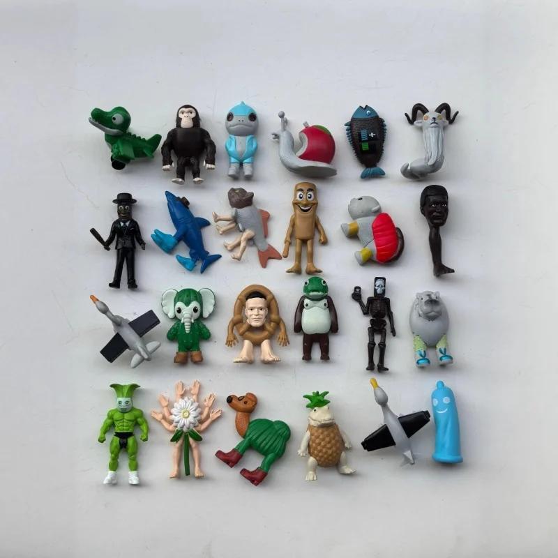 24Pcs Italian Brainrot Set Tung Tung Tung Sahur Tralalero Tralala Figurine Mini Ornaments Action Figure Toys Kids Birthday Gifts