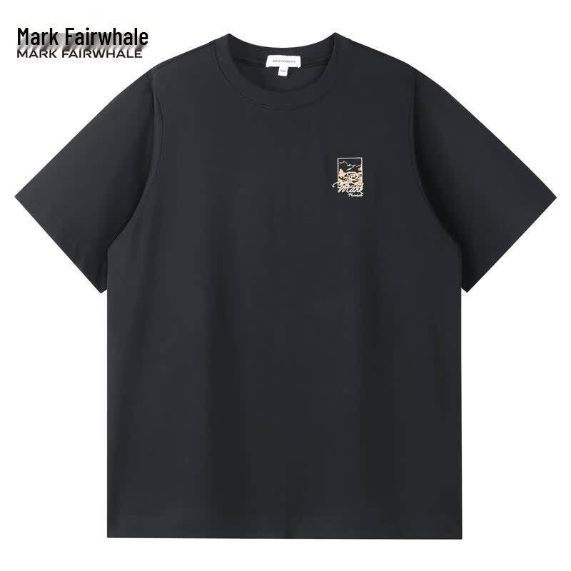 Mark Fairwhale Ice Cotton Cooling Crew Neck Short Sleeve T-Shirt Men