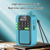 Mini Pocket FM Radio High Sensitivity Digital Radios Receiver Wireless Bluetooth-compatible Speaker with LED Display