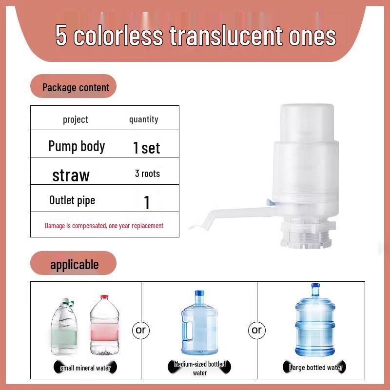 Automatic Hand-Press Water Dispenser for Bottled Mineral Water