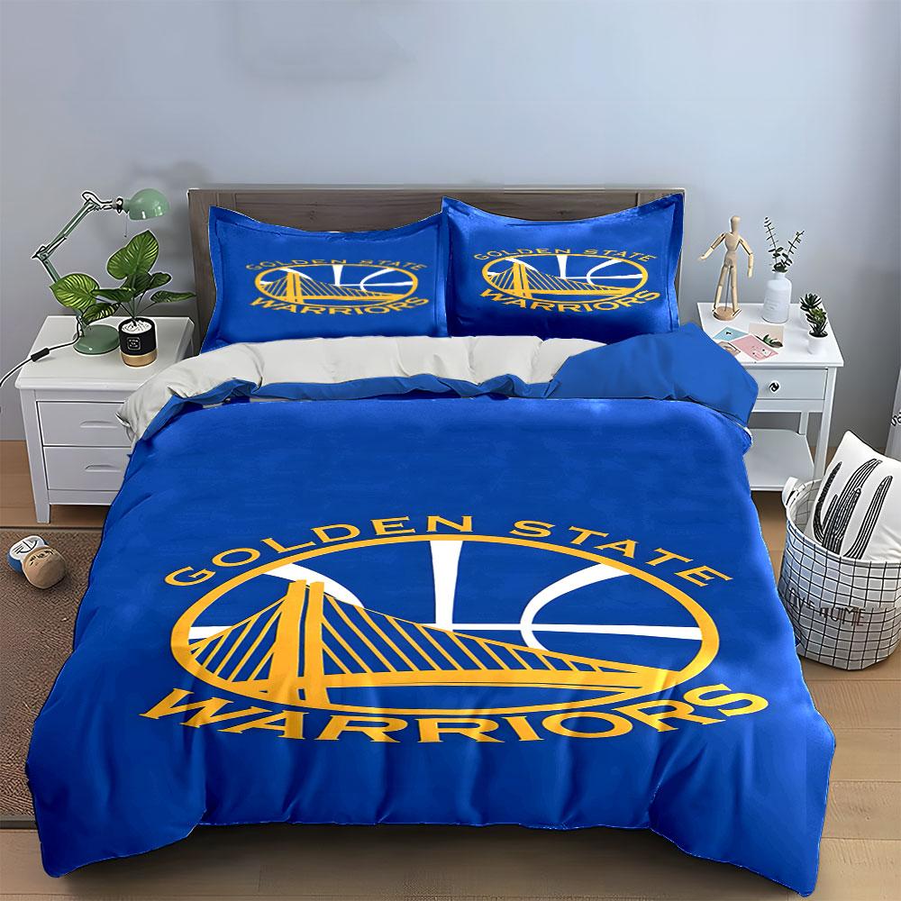 Golden State Warriors Logo. Bedding Sets Duvet Cover Sets Duvet Covers Pillowcases(1*Duvet Cover 2*Pillowcases Without Duvet Insert)