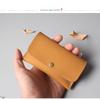 Japanese Minimalist Style Ins Card Bag Soft Cowhide Handmade Retro Simple Mens and Women Thin Soft Small Credit Card Holder