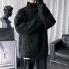 Turtleneck Knitwear Autumnr and Winter High Collar Loose Fit Knitted Sweaters for Men Casual Aesthetic Cheap Top Pullover Man