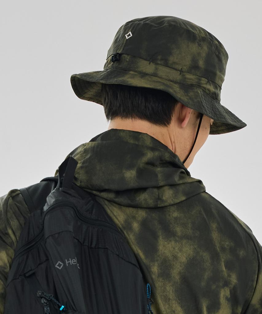 Hellinogseuweeo Natural Camo Bucket Hat_Khaki