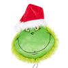 Green Elf Reading Book Christmas Tree Topper Plush Elf Head Arm Treetop Ornament for Farmhouse Holiday Party Tree Decor
