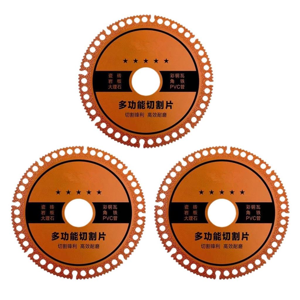 1/3Pcs Diamond Saw Blade Cutting Disc Composite Multifunctional Cut Saw Blade Tile Rock Plate Marble Saw Blade for Angle Grinder