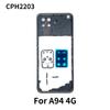 For Oppo A94 4G CPH2203 Middle Frame Housing Bezel With Side Button