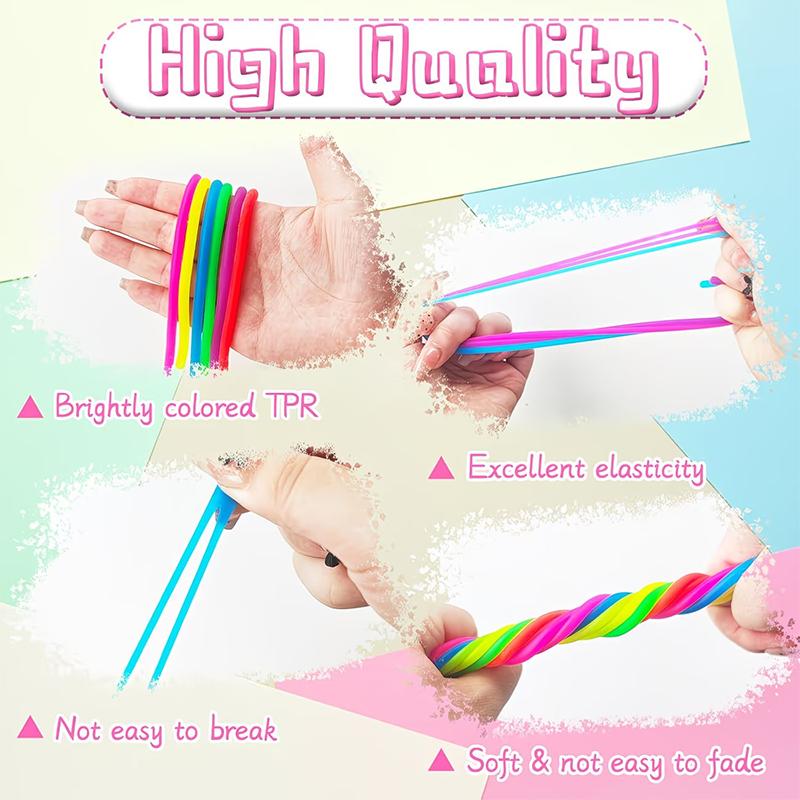 Dehnbare Nudeln Sensorischer String Elastisches Fidget Entspannungsspielzeug Für Party Klassenzimmer Beruhigende Aktivitäten Kinder