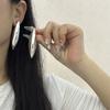 New Fashionable And Trendy Metal Glossy Conical Teardrop Earrings High-End And Stylish Stud Earrings Ladies' Jewelry Accessories