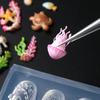 Xiaomi 3D Ocean Style Silicone Nail Art Mold Starfish, Jellyfish, Turtles, Coral, Seahorses Marine Life Patterns Nail Mold Nail Tools