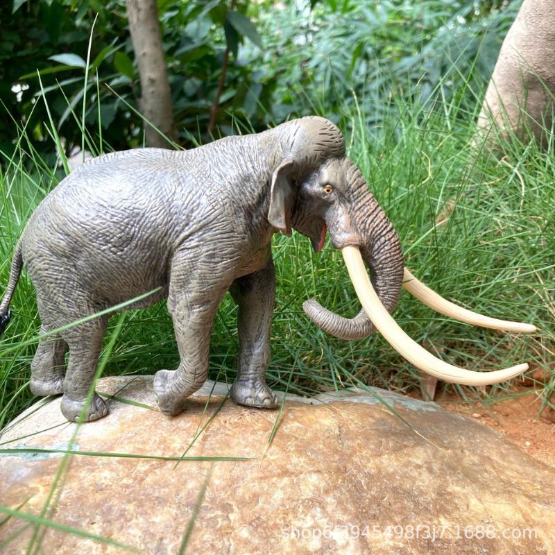 Realistic Solid Wildlife Animal Replica of Ancient Gomphothere Toy Figurine