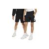 Sportswear Club Fleece Logo Print Straight Leg Kids Shorts Kids Shorts Black FD2997010
