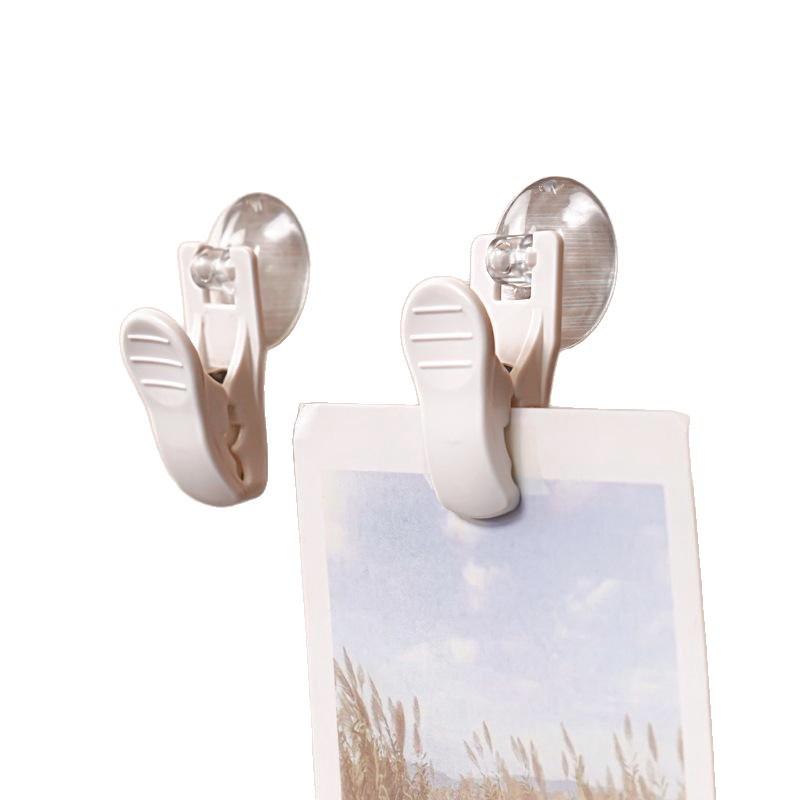 Versatile Suction Cup Clips for Photos, Receipts, and Messages