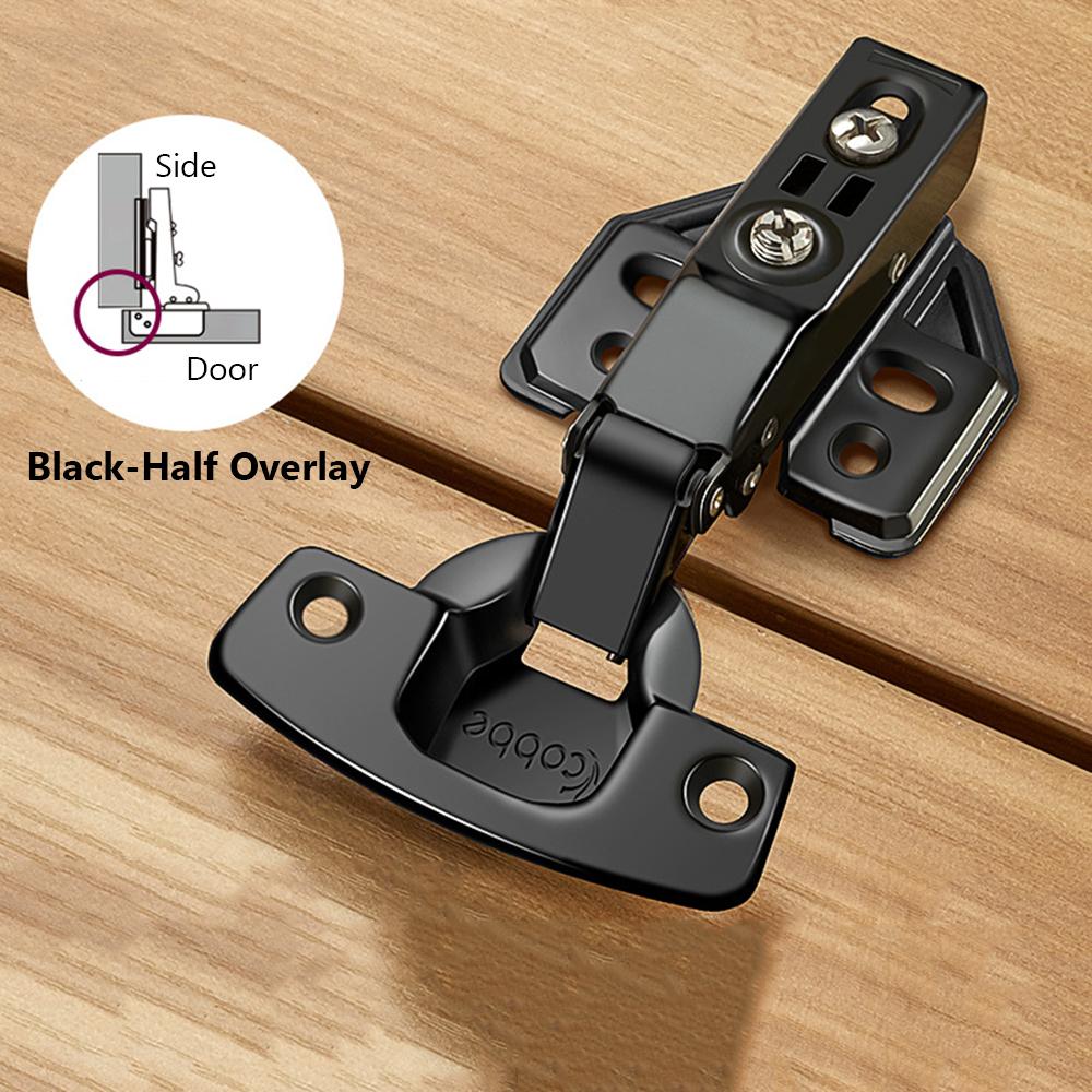 Home Soft Close Cupboard Door Stainless Steel Damper Buffer Hinges Hydraulic