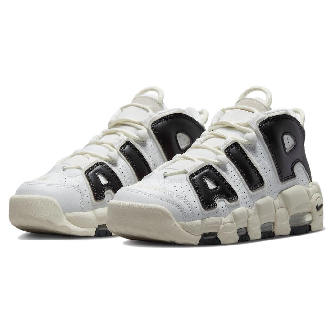 Кроссовки женские Nike Air More Uptempo Night Forest White Summit-White — фото 3