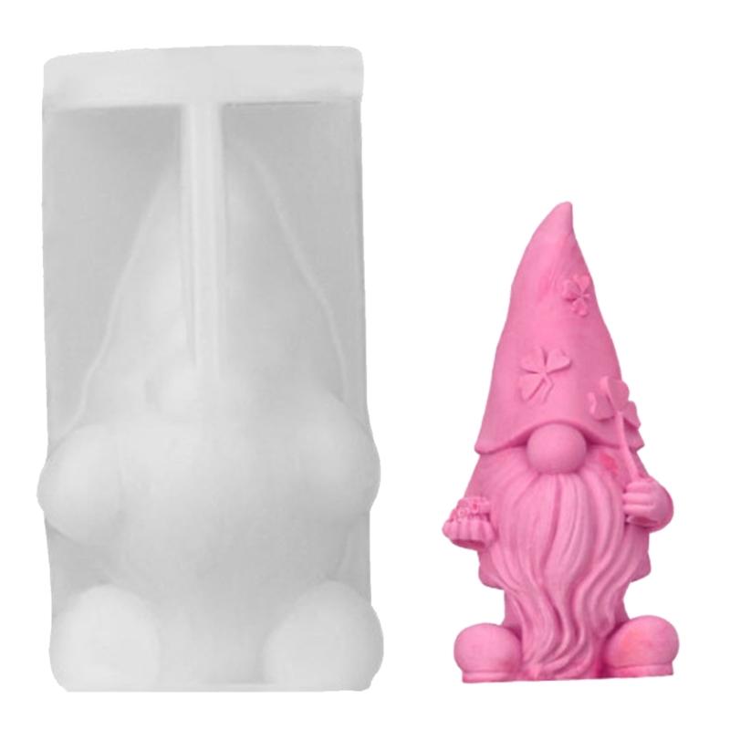 Multifuntional Dwarf Silicone Mold Resin Crafting Mold Handmade Supplies for Crafting Candle and Decorative Creation
