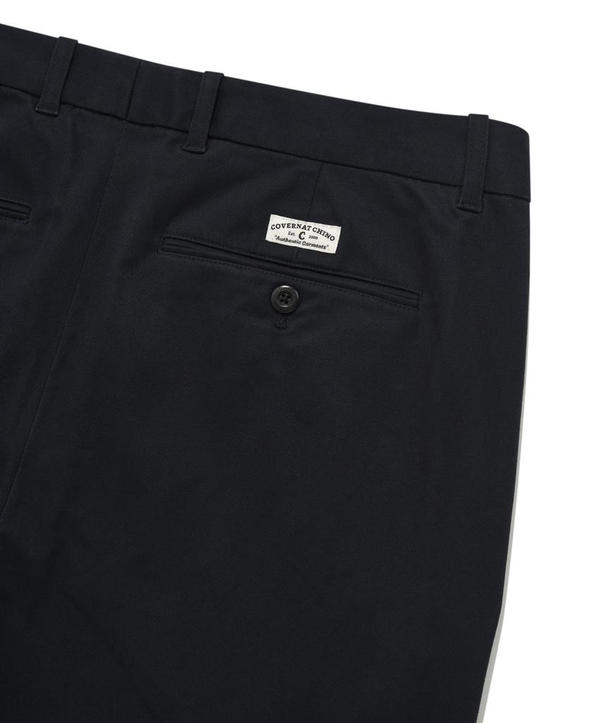 COVERNAT Chino Slim Straight Pants Navy