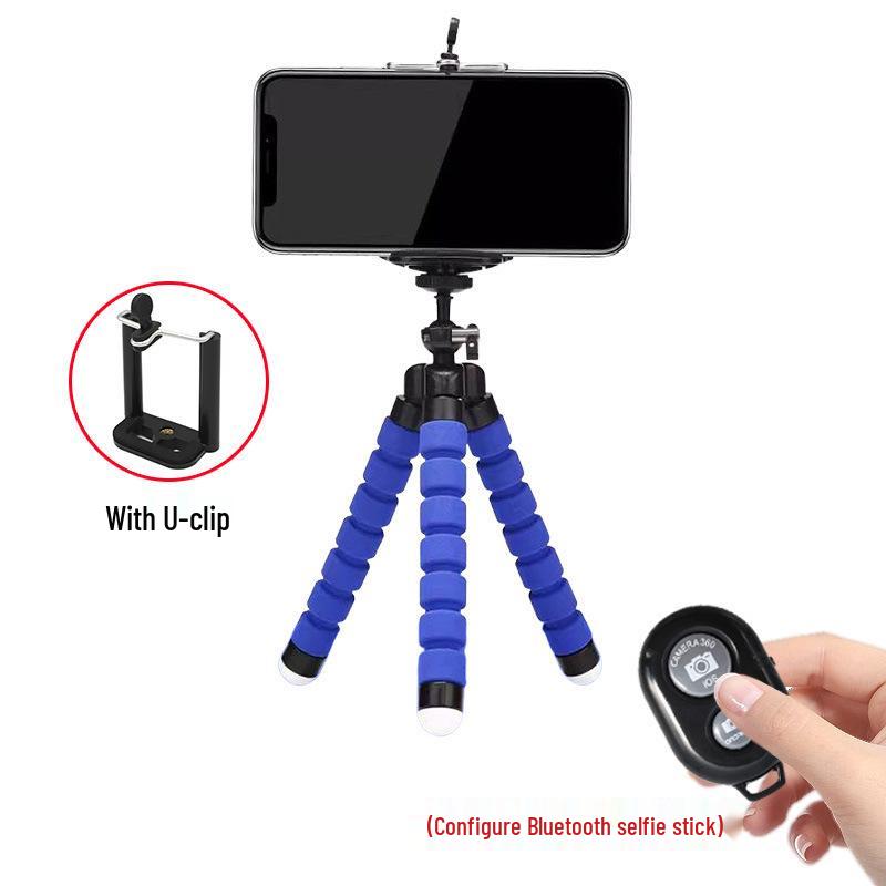 Octopus Mobile Phone Stand: Multi-Function Selfie, Live Photo Mini Tripod
