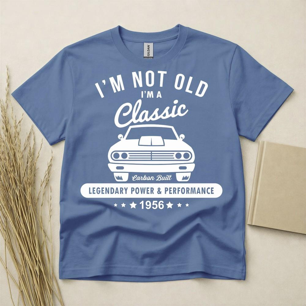 70th Birthday Tshirt Born In 1956 70 Years Old Gifts Classic Car T Shirt Tee